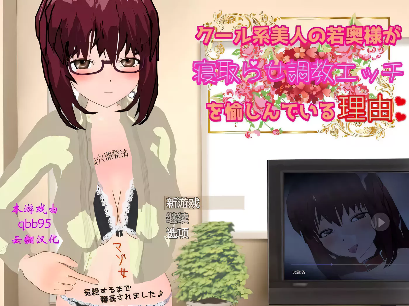 【RPG/汉化/NTR】冷酷的美人妻让人NTR并享受调教的理由!汉化版+CG【800M】-乐游二次元