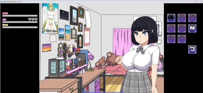 图片[2]-裸体高中【校园生活露出RPG】/NAKED HIGHSCHOOL【学園生活露出RPG】 AI汉化版【2.4G】-乐游二次元