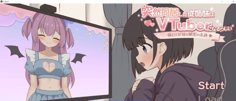突然同居的表妹似乎要当VTuber—只有我知道的秘密素颜—正式版[6.4G]-乐游二次元