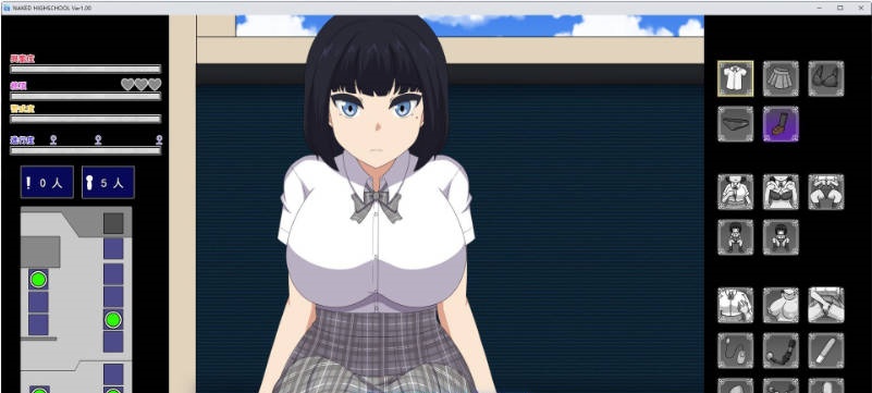 图片[5]-裸体高中【校园生活露出RPG】/NAKED HIGHSCHOOL【学園生活露出RPG】 AI汉化版【2.4G】-乐游二次元