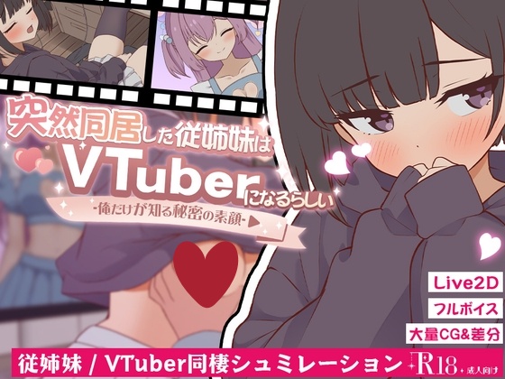 突然同居的表妹似乎要成为VTuber了—只有我知道的秘密真面目— 突然同居 AI汉化版+存档 [PC/6.5G/新作]-乐游二次元