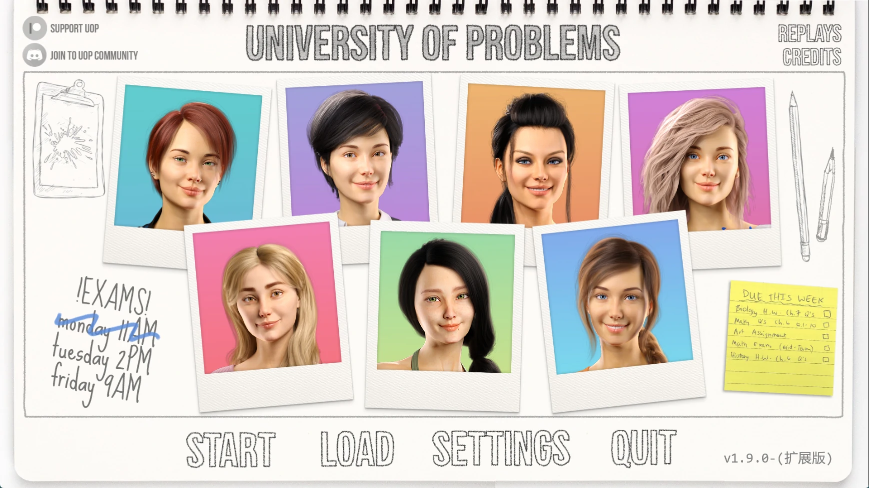 问题大学v1.9.0 Extended AI汉化版【PC/14.1G/更新】-乐游二次元