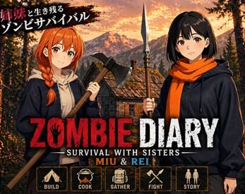 僵尸日记：与美羽&玲两姐妹的末日求生 V1.04 生肉【PC+安卓/1.8G/新作】-乐游二次元